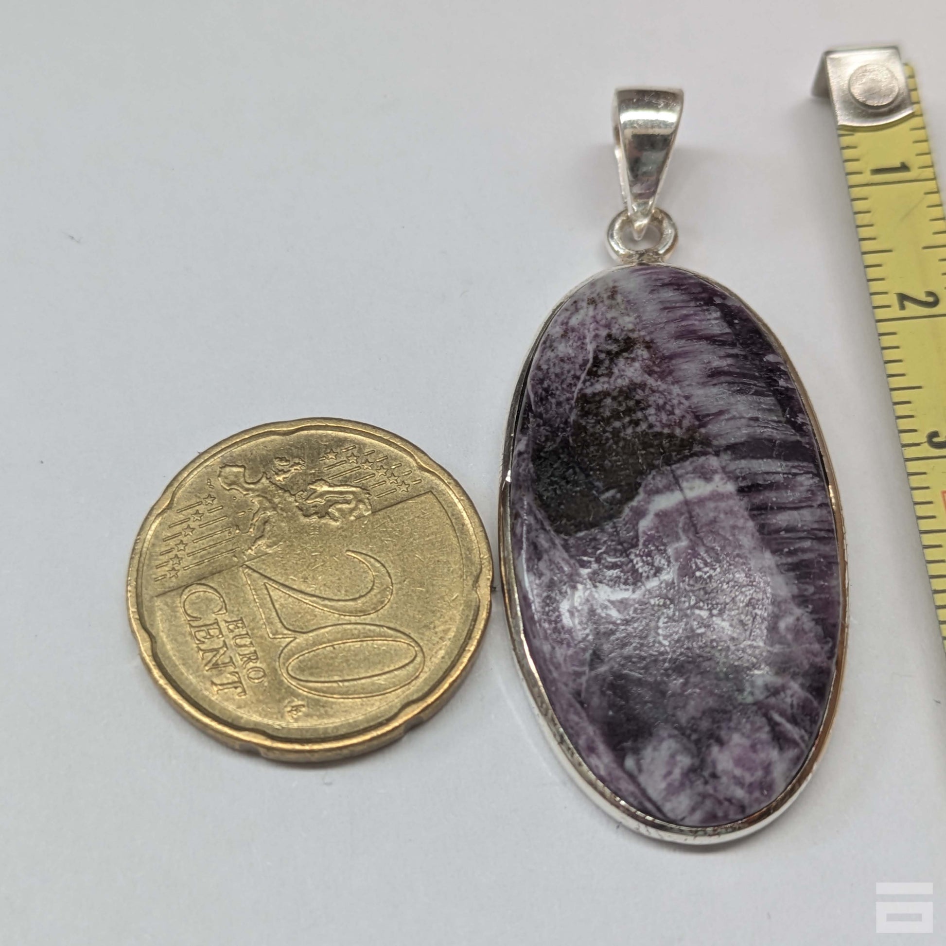 Colgante plata de Kammererita