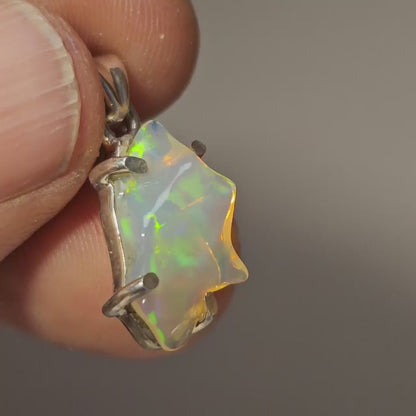 Colgante plata de Ópalo de Etiopia