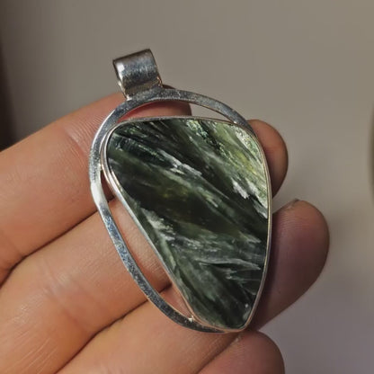 Colgante plata de Serafinita