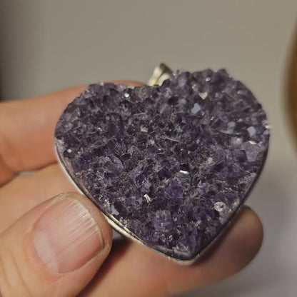 Colgante plata de Amatista