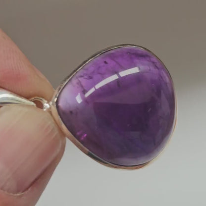 Colgante plata de Amatista
