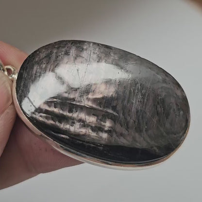 Colgante plata de Hiperstenia