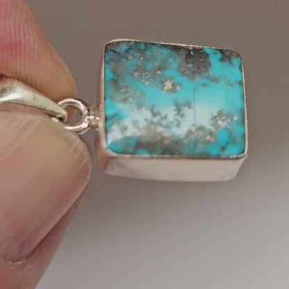 Colgante plata de Turquesa