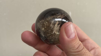 Esfera de Cuarzo ahumado