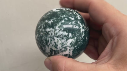 Esfera de Ágata musgo