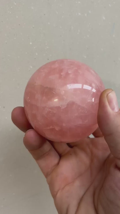 Esfera Cuarzo rosa