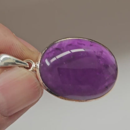 Colgante plata de Amatista