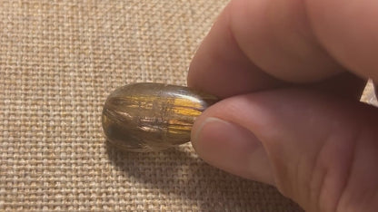 Cabujón Cuarzo con rutilo