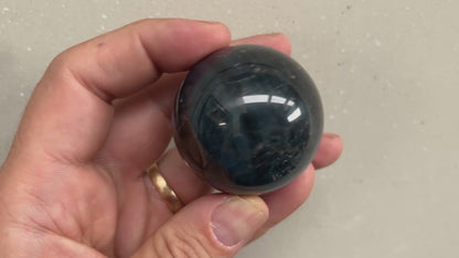 Esfera de Ojo de tigre azul